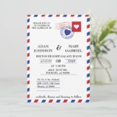 Uitnodiging tot weduwen van Airmail (Staand voorkant)