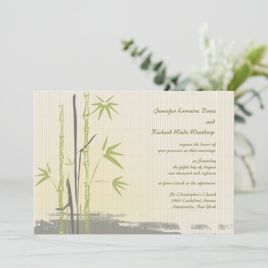 Uitnodiging tot weduwschap (Staand voorkant)