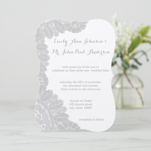  uitnodiging tot weduwschap (Staand voorkant)