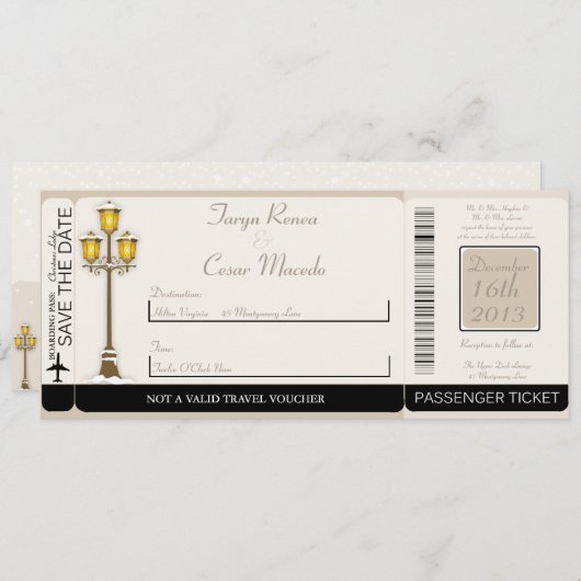 Uitnodiging tot weduwschap (Voorkant / Achterkant)