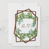 Uitnodiging tot weduwschap met eucalyptus (Achterkant)