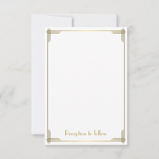 Uitnodiging tot weduwschap met gouden kunst (Achterkant)