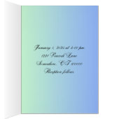 Uitnodiging tot weduwschap met Peacock (Binnen (Rechts))