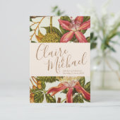 uitnodiging tot weduwschap met Rode Passie (Staand voorkant)