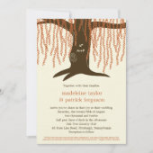 Uitnodiging tot weduwschap met Willow Tree Fall We (Voorkant)