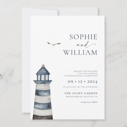 Uitnodiging tot weduwschap op zee (Voorkant)