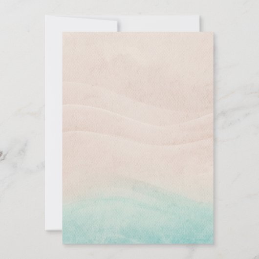 Uitnodiging tot weduwschap over kustWaterverf (Achterkant)