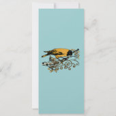  uitnodiging tot weduwschap over Tortelduifjes (Achterkant)