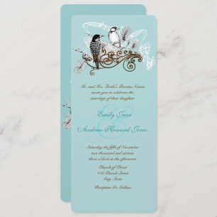  uitnodiging tot weduwschap over Tortelduifjes