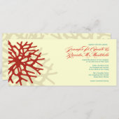 Uitnodiging tot weduwschap rond koraal in de Oostz (Voorkant / Achterkant)