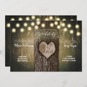 Uitnodiging tot weduwschap rond Rustige bomen (Voorkant / Achterkant)