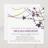 Uitnodiging tot weduwschap tussen burgse tuinen in (Voorkant / Achterkant)