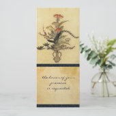  uitnodiging tot weduwschap tussen de Japanse parc (Staand voorkant)