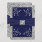 Uitnodiging tot weduwschap tussen de marine en Pew (Voorkant / Achterkant)