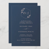 Uitnodiging tot weduwschap tussen marinevaarders e (Voorkant / Achterkant)