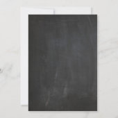 Uitnodiging tot weduwschap van Chalkboard String L (Achterkant)