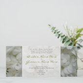 Uitnodiging tot weduwschap van de hydrangea - van  (Staand voorkant)