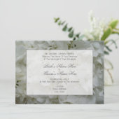 Uitnodiging tot weduwschap van de hydrangea - van (Staand voorkant)