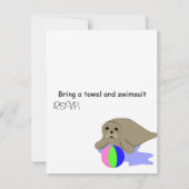 Uitnodiging tot zee Lion Pool (Achterkant)