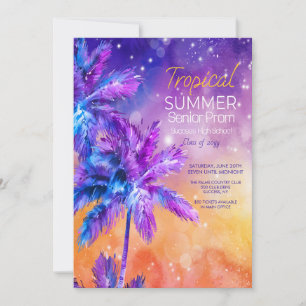 Uitnodiging Tropical Summer Prom