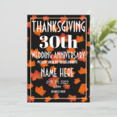 UITNODIGING TROUWDAG THANKSGIVING (Staand voorkant)