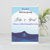 Uitnodiging trouwen  (Staand voorkant)