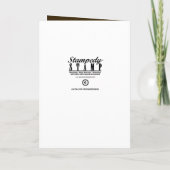  uitnodiging Tuxedo Bachelor (Achterkant)