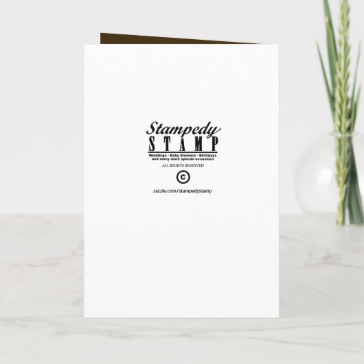  uitnodiging Tuxedo Bachelor (Achterkant)