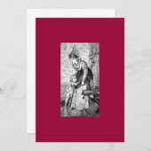 uitnodiging uit de middeleeuwen (Voorkant / Achterkant)