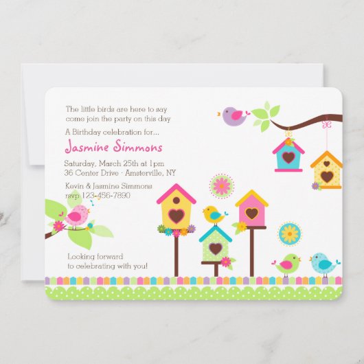 Uitnodiging uit hoofde van Birdie (Voorkant)