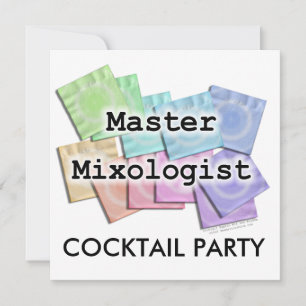 Uitnodiging, uitnodigingen - MASTER MIXOLOGIST