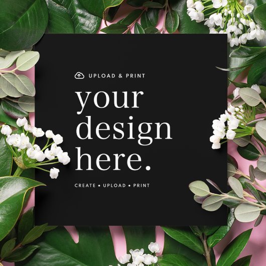 Uitnodiging Uw Design Upload Square