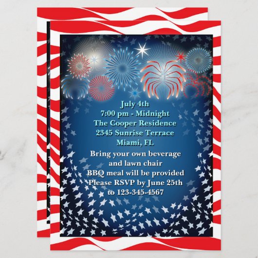 Uitnodiging van 4 juli (Voorkant / Achterkant)