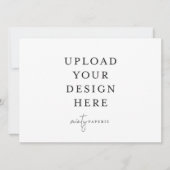 Uitnodiging van 5,5 x 7,5 inch - Landschap (Voorkant)