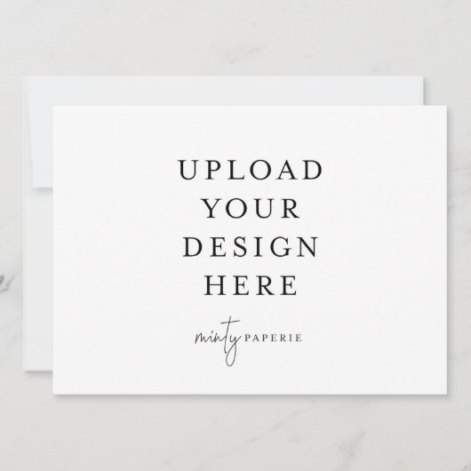 Uitnodiging van 5,5 x 7,5 inch - Landschap (Voorkant)