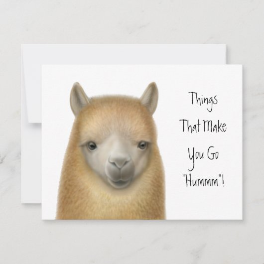 Uitnodiging van Alpaca (Voorkant)