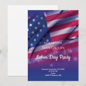 Uitnodiging van Amerikaanse partij op de Dag van d (Voorkant / Achterkant)