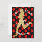  uitnodiging van Athletics Party (Voorkant)