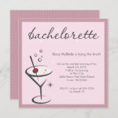 uitnodiging van bachelorette (Voorkant / Achterkant)