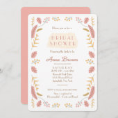 Uitnodiging van bladeren en bessen (Voorkant / Achterkant)