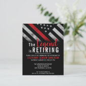 Uitnodiging van budgetbrandweerman (Staand voorkant)