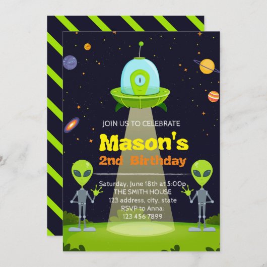 Uitnodiging van buitenlanders (Voorkant / Achterkant)