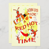 Uitnodiging van Cajun Thmet partij (Voorkant / Achterkant)