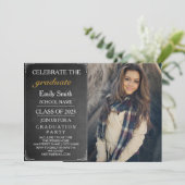 Uitnodiging van Celebrate Graduation Party (Staand voorkant)