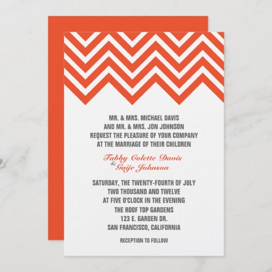 UITNODIGING VAN CHEVRON EVENT (Voorkant / Achterkant)