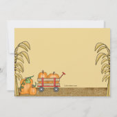 Uitnodiging van Corn Maze Party (Girl) (Achterkant)