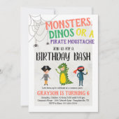 uitnodiging van Costume Party Halloween Birthday (Voorkant)