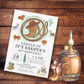 uitnodiging van Cowboy Birthday