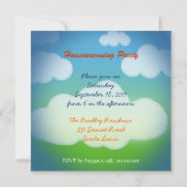 Uitnodiging van Cute Housewarming Party (Achterkant)