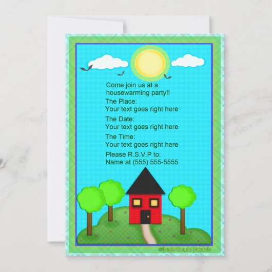 Uitnodiging van de Aangepaste partij voor de opwar (Voorkant)